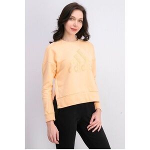 ADIDAS ORANGE PULLOVER SWEATER